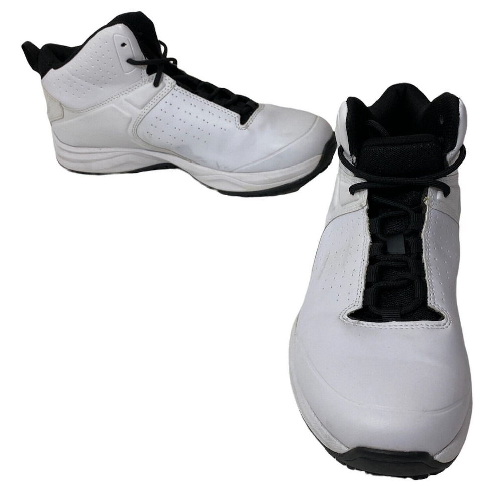 Safe T Step Hi Top Sneakers Comfort White Oil Men Size 8